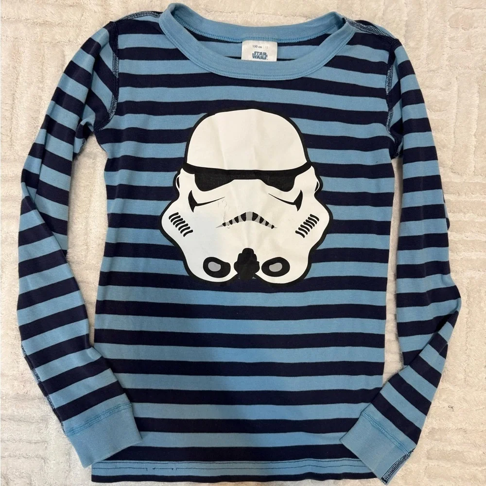 Hanna Andersson Star Wars Storm Trooper Long Sleeve Pajama Set 12